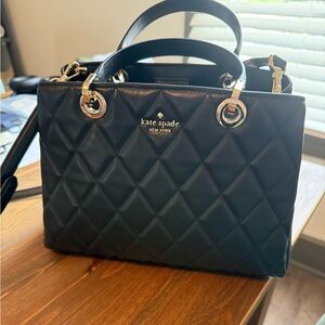Kate Spade Carey Black Quilted Shoulder/Crossbody Bag